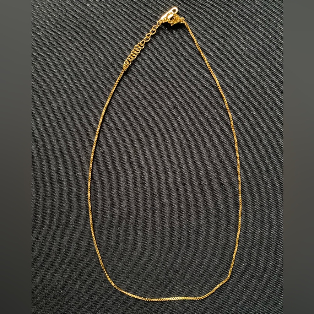 18k Gold Plated Choker Necklace